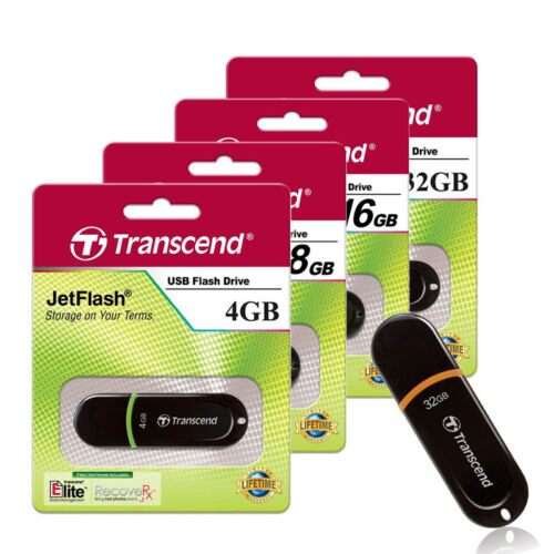 Transcend JF 300 USB 2.0 U Disk Flash Pen Drive Memory Stick 4GB 8GB 16GB 32GB - Picture 1 of 6