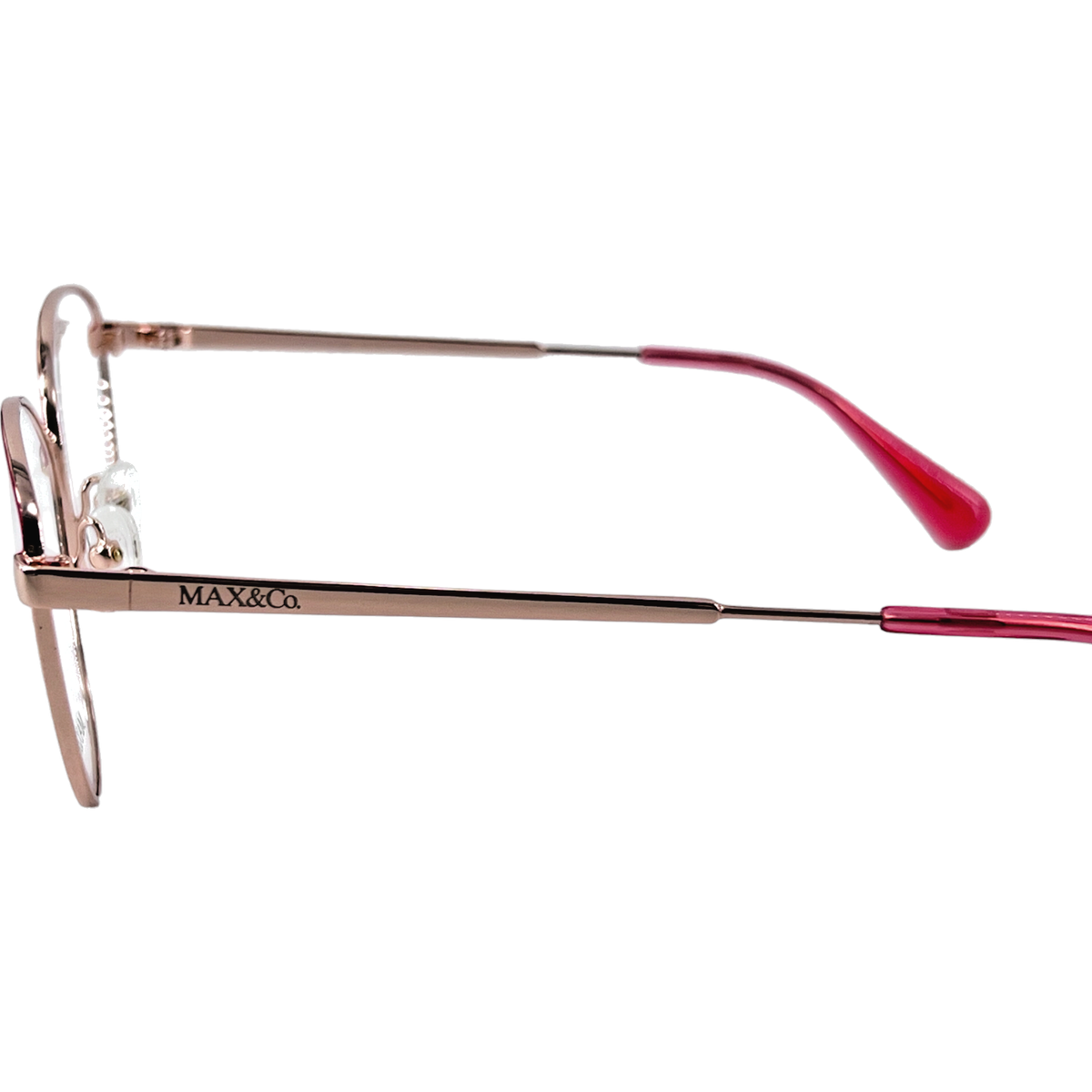Max & Co MO5006 Womens Metal Eyeglass Frame 033 Pink Gold 54  display picture 3
