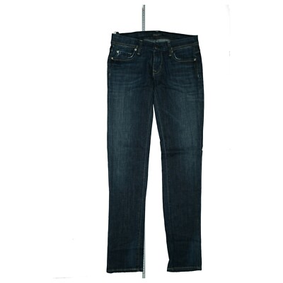 Fidelity Damen Jeans Hose stretch Slim Skinny W26 L34 used Look dunkel Blau NEU