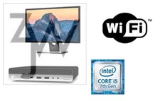 HP mini Computer PC i5 up to 32GB RAM 2TB SSD 24" monitor Windows 11 or 10 WiFi