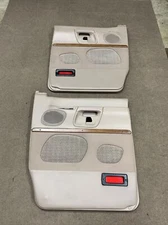 99-08 Ford Econoline Van OEM Pair Of Door Panels Power E150 E250 E350 Tan READ