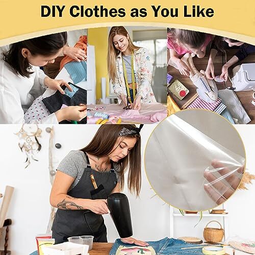 Iron On Adhesive Sheets 20PCS Heavy Weight Double-Sided Heat Melt Fabric Glue
