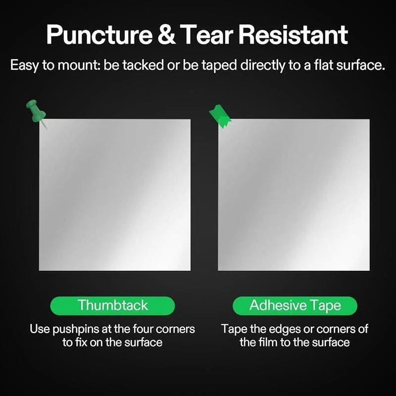 Rollo de película reflectante de Mylar 4 pies x 100 pies interior exterior cuarto de cultivo tienda uso plateado Foto 2 de 4