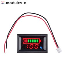 12V Lead Acid Batteries Battery Indicator Capacity LED Tester Voltmeter 5-15mA