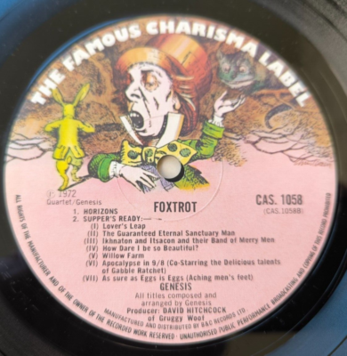 洋楽 Classic Records Genesis Foxtrot Quiex 洋楽 Classic Records Genesis Foxtrot Quiex 洋楽 Classic Records