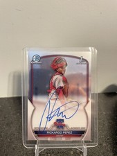 2023 Bowman Chrome Rickardo Perez 1st Bowman Prospect Auto Philadelphia Phillies