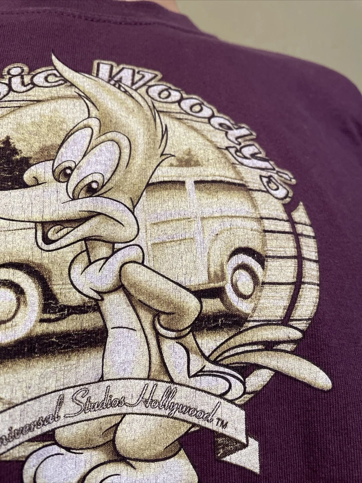 Camisa De Colección UNIVERSAL STUDIOS Clásica Woody’s Woody Woodpecker Talla Mediana Foto 4 de 4
