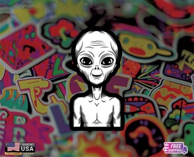 ALIEN AREA 51 NEVADA USA MAP STICKER DECAL VINYL TRUCK WINDOWS CAR FREE GIFT CAR