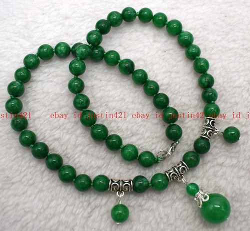 Bonito! Collar colgante de cuentas redondas de piedras preciosas multicolores naturales de 8 mm 18" AAA - Imagen 30 de 43