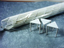 (Price/Case)Goldmax 20431 Stand Pizza Plastic White Box 10-100 C