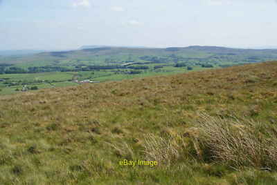 Photo 12x8 Hillside below Wisket Hill Pendle is beginning to appear behind c2011