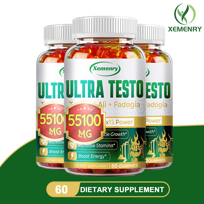 Ultra Testo - Horny Goat Weed - Testosterone Booster, Muscle Health, Endurance