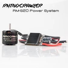 RhinoCrawler RM-S20 Brushless Motor Combo 80A For Crawler Car Axial TRX-4 SCX10