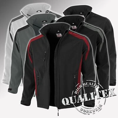 Qualitex Workwear Softshelljacke Jacke Softshell Arbeitsjacke Freizeitjacke
