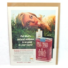 PALL MALL CIGARETTE THE AMERICAN TOBACCO COMPANY 1953 ADVERTISEMENT