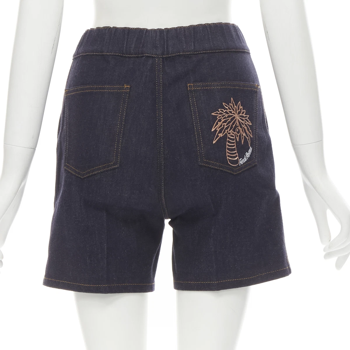 Fendi denim hotsell shorts