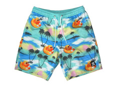 NEFF Blue/Yellow RUBBER DUCK SWIM SHORTS Hawaiian Beach Surf Pool Trunks Men's M