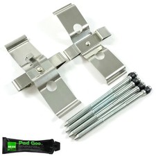 FRONT BRAKE PAD PIN FITTING KIT SHIMS AUDI TTRS 2.5 BREMBO 4 POT 09-14 BPF1796D