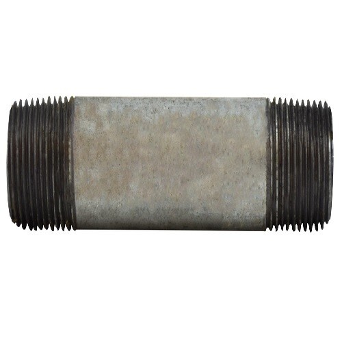 1/2" X 8" Galvanized Steel Nipple 56072 (Pack of 10) - Bild 1 von 1