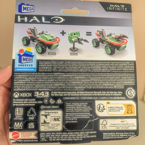Mega Bloks Bazaar Battleground Halo Infinite Action Figure Set 2022 Mattel HKT15 - Picture 6 of 7