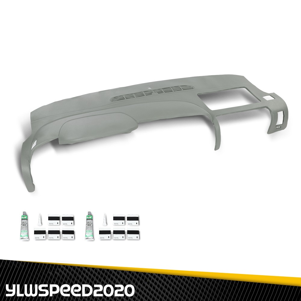 Fits 2007-2014 Avalanche Suburban Tahoe Yukon TPE Soft Dashboard Dash Cover Gray