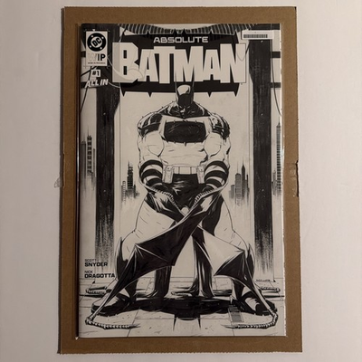 #ad Absolute Batman #1 WIP Work In Progress 2025 DC Comics $165.00
