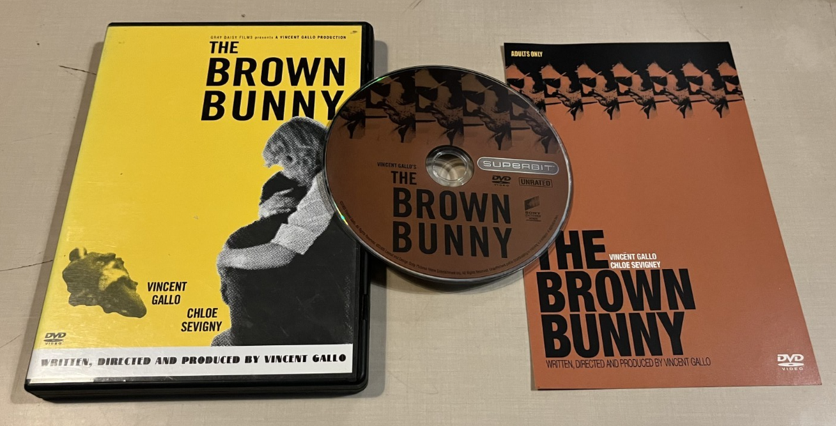 The Brown Bunny DVD Vincent Gallo Chloe Sevigny Cheryl Tiegs OUT