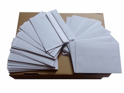 100 Briefumschläge C6 ohne Fenster 114 x 162 mm selbstklebend weiß 75g/qm