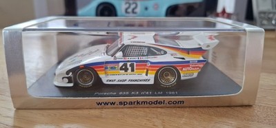 Spark S2061-Porsche 935K3-#61 -T Bird Swap Shop- Le Mans 1981   as new