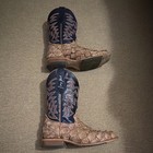 Men's Justin Boots Tan Pirarucu Ocean Front 7d  — photo 5