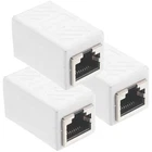  3 Pcs Network Cable Connector Ethernet Adapter Extender Cat 6 Coupler