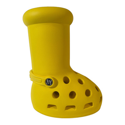 MSCHF x Crocs Big Red Boot Yellow Men's Size 9 New