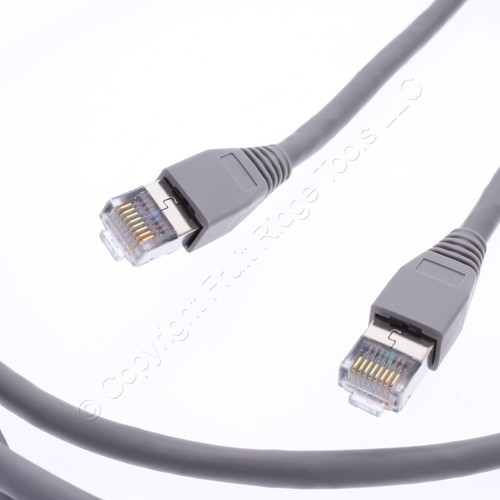Leviton 6S460-7S Cat 6 Shielded Ethernet LAN Patch Cord 7 Ft. Long - Gray - Picture 5 of 6