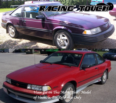 JDM Visors Deflector 2pcs Rain Guard Chevrolet Cavalier 1982-1994 82-94 2 Door - Bild 7 von 7