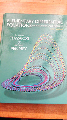Elementary Differential Equations W/Boundary Value Problems 6th Ed Edwards VG HC