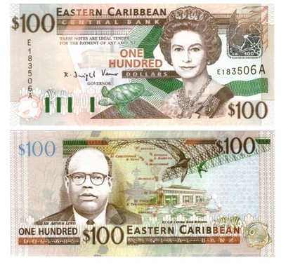 u Reproduction Note East Caribbean States 100 Dollars 2003 Pick #46    5544R