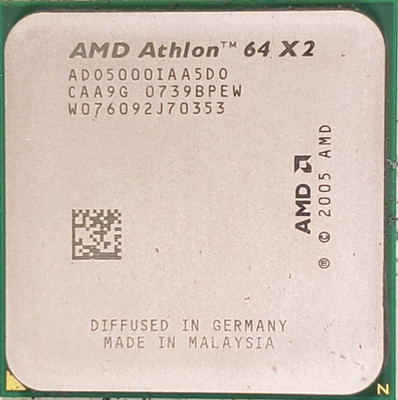 AMD Athlon 64 X2 Dual Core AD05000IAA5D0 2.6GHz 2MB Cache Socket AM2 CPU