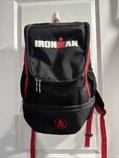 IRONMAN Marathon Backpack XL Black Compartment Organizer High Capacity NEW