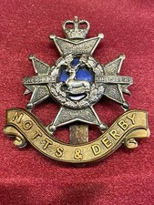 Birmingham Mint commemoratrive Notts & Derby Regiment Sherwood Foresters Badge