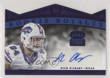 2015 Crown Royale Rookie ROYalty Signatures Purple 2/25 Nick O'Leary Auto 0c2
