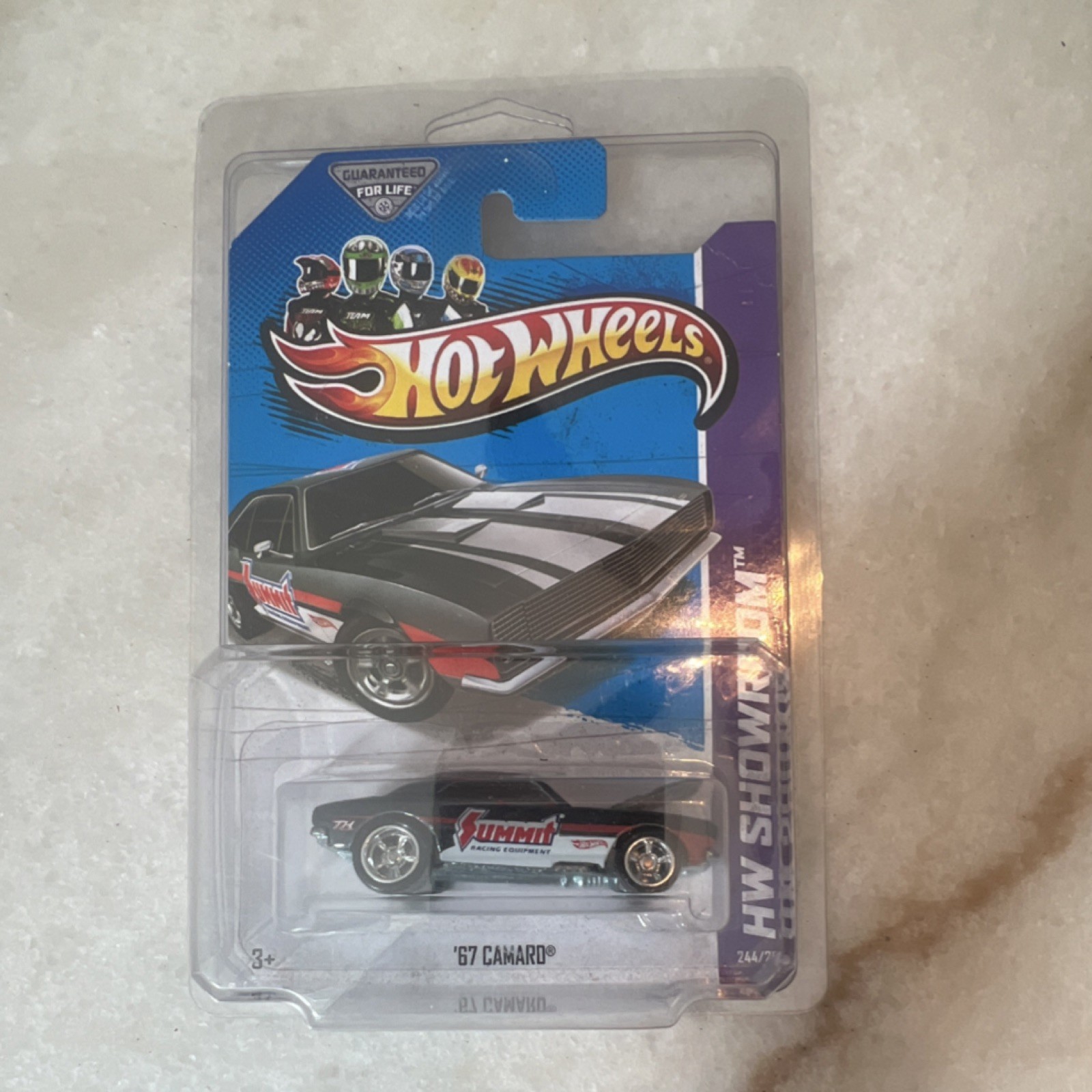 Hot Wheels HW Showroom '67 Camaro Black White Red 1:64 Diecast Car 2013