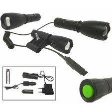 Torcia Led A Batteria Ricaricabile Con Slitta Per Softair Controllo Remoto Q1891