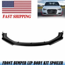 For Kia Optima Glossy Black Style Front Bumper Lip Spoiler Splitter Body Kit Usa