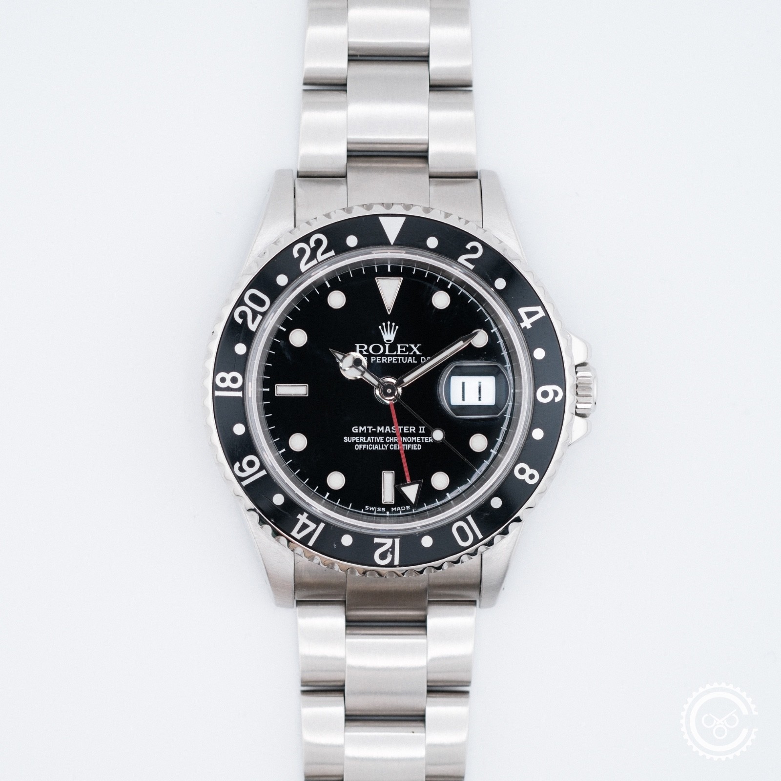 Rolex GMT-Master II Men's Black Watch - 16710