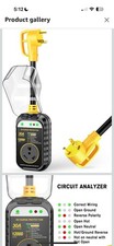 Geargo FC-03 Yellow Black 30A 125V 3750 Watts 6500 Joules RV Surge Protector