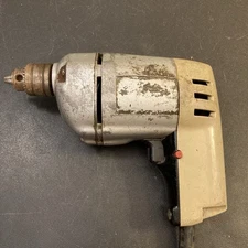 Black & Decker 3/8" Corded Electric Vtg Drill Metal/Plastic Works