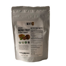 WhyZ Organic Monk Fruit Extract Powder, Natural Sweetener   458 Servings