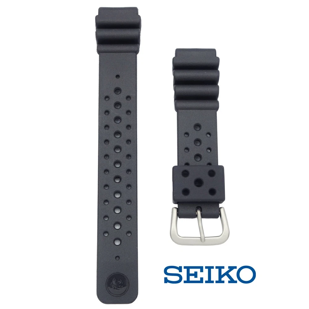 Seiko Rubber Wristwatch Bands 19 mm Band Width for sale | eBay