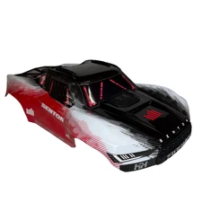 Arrma Senton 4X4 BLX 223s V4 CLIPLESS Body Painted Red Black Decaled Body Shell