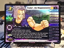 DBZ CCG DRAGONBALL Z TRUNKS THE WEAPONSMASTER LV1 #3 BOJACK SUBSET PROMO 03' VLP